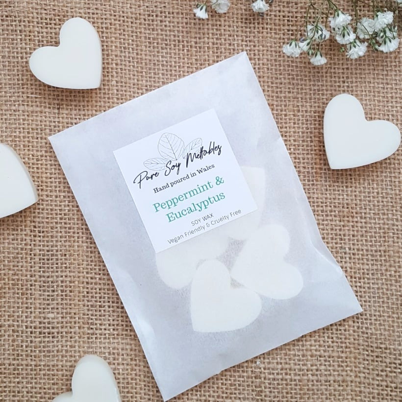 Peppermint & Eucalyptus Soy Wax Melts image 0