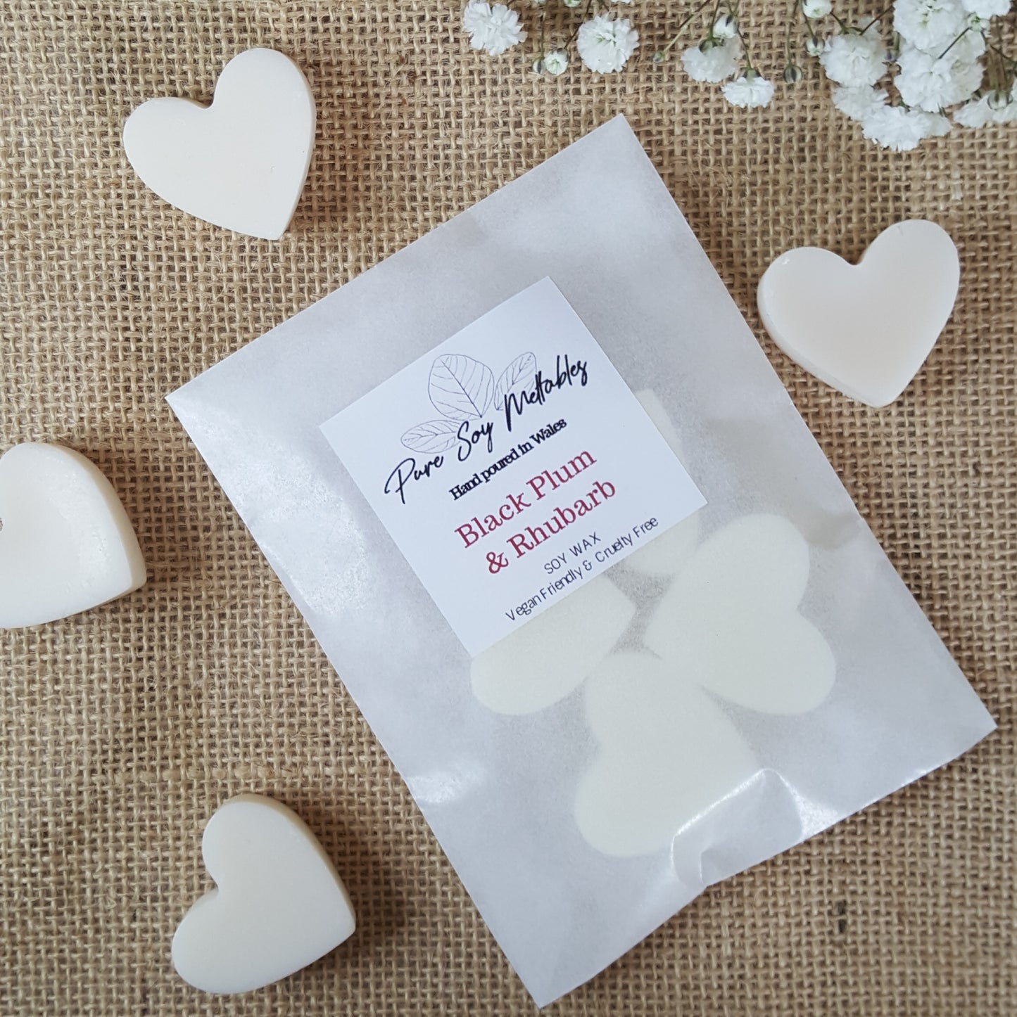 Black Plum & Rhubarb Soy Wax Melts image 0