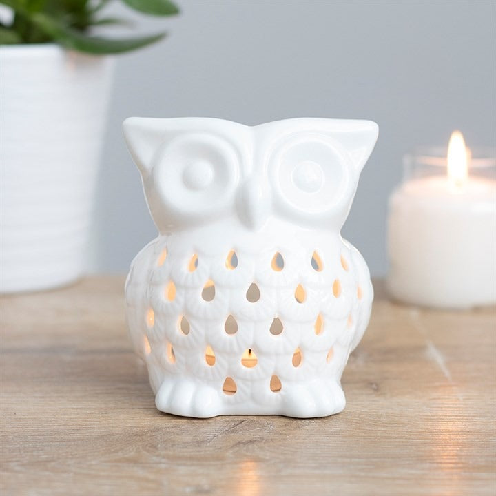 White Owl Burner Gift Set image 1