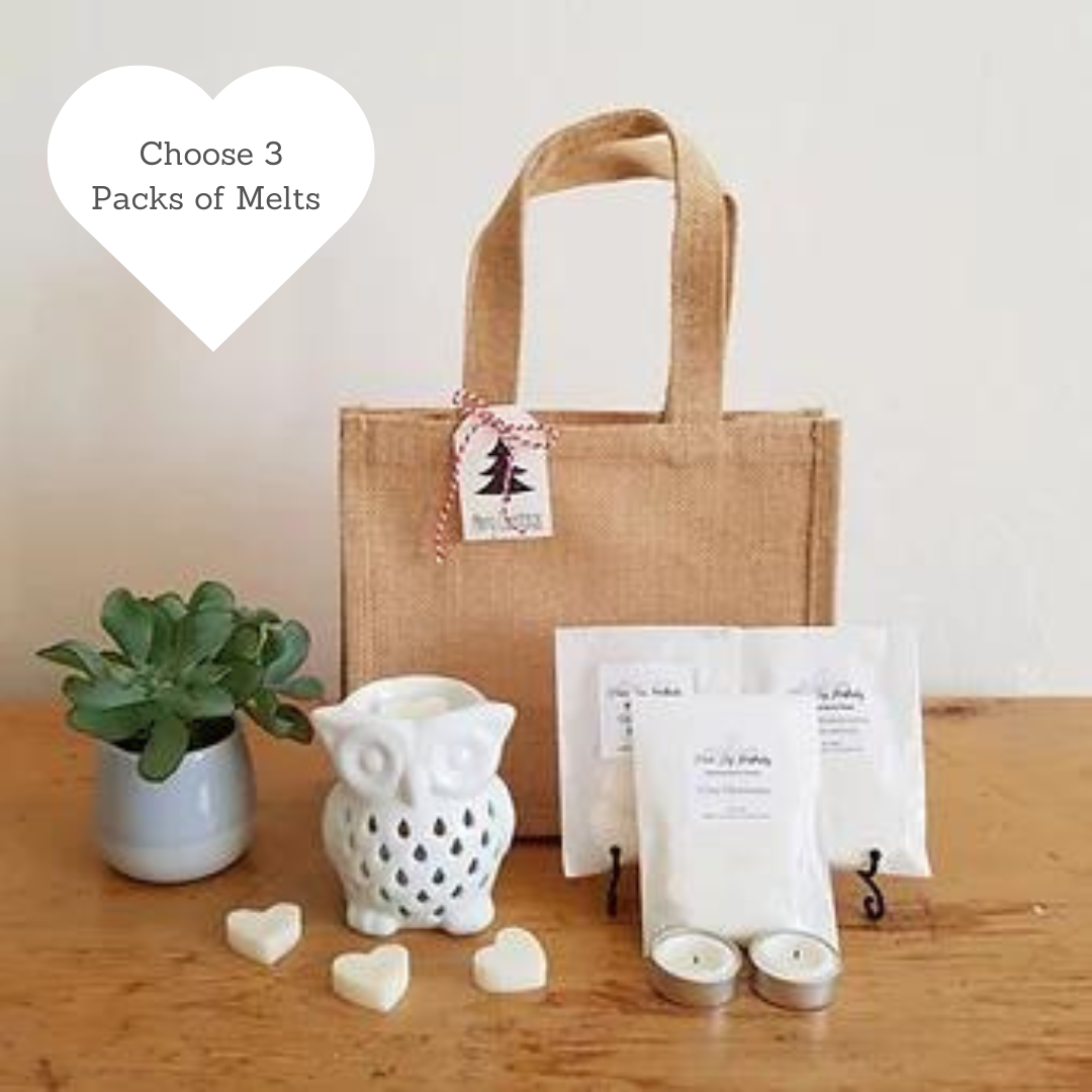 White Owl Burner Gift Set image 0