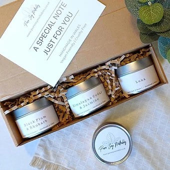 Trio Mini Candle Gift Box | Choose 3 Soy Candles