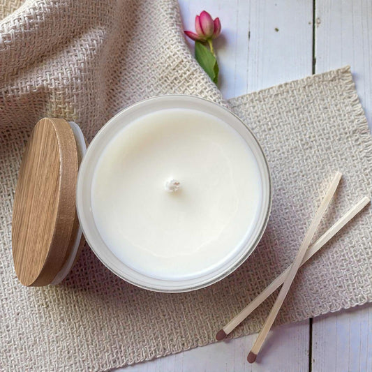 Glass Jar Soy Candle -  Choose Your Scent