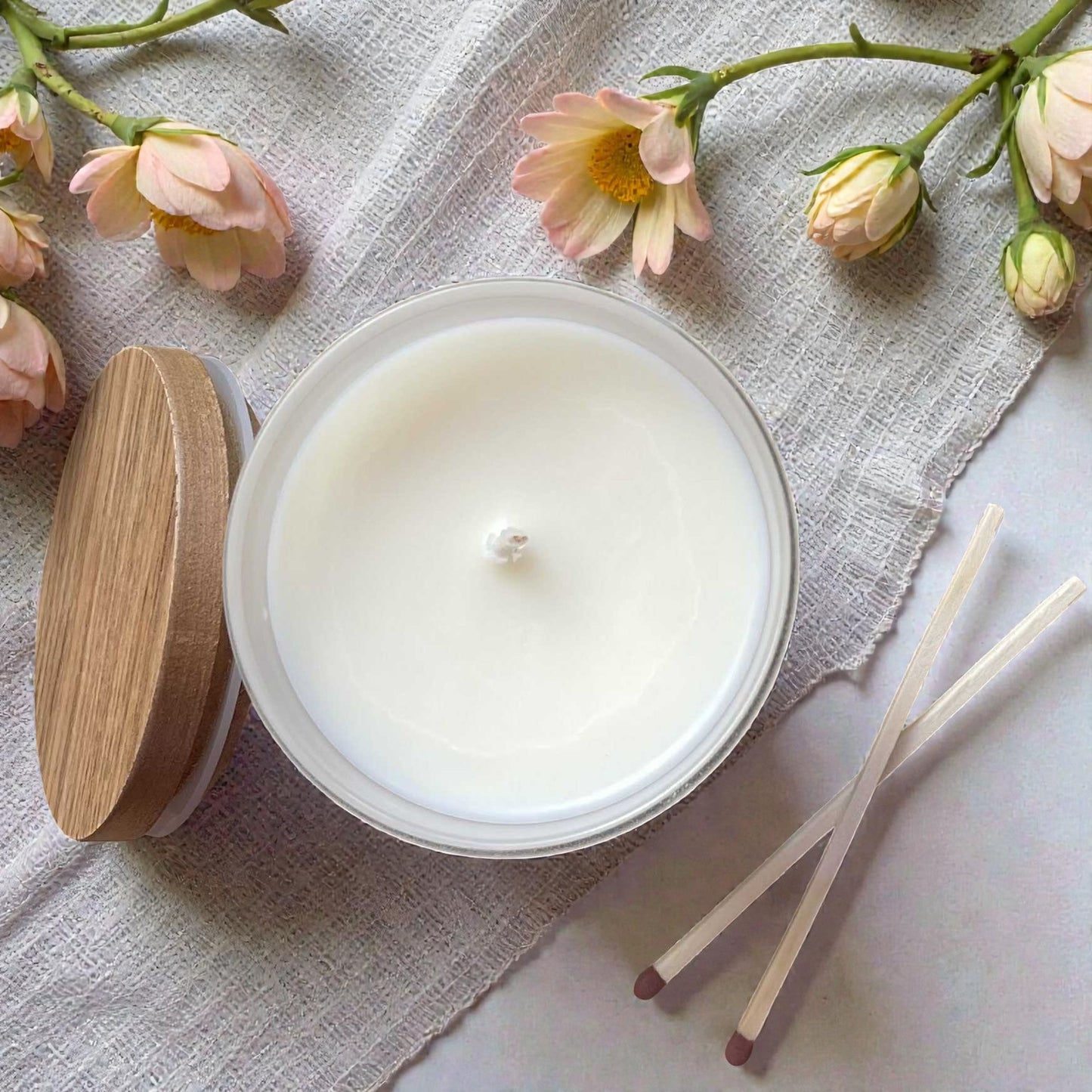 Glass Jar Soy Candle -  Choose Your Scent