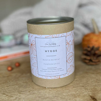 Hygge - Autumn Candle Duo Tube