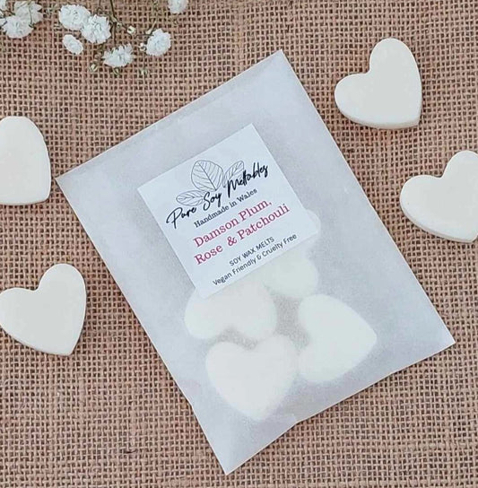 Damson Plum, Rose & Patchouli Soy Wax Melts image 0