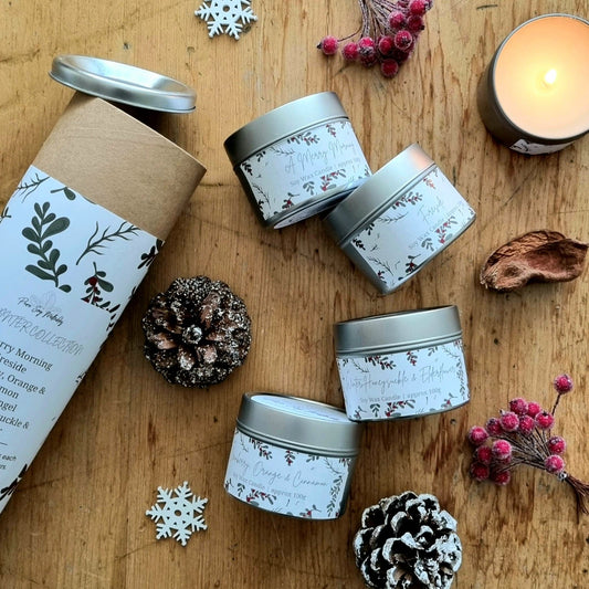 The Winter Collection Gift Set - 5 x Soy Candles image 0