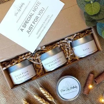 Trio Mini Candle Gift Box | Choose 3 Soy Candles