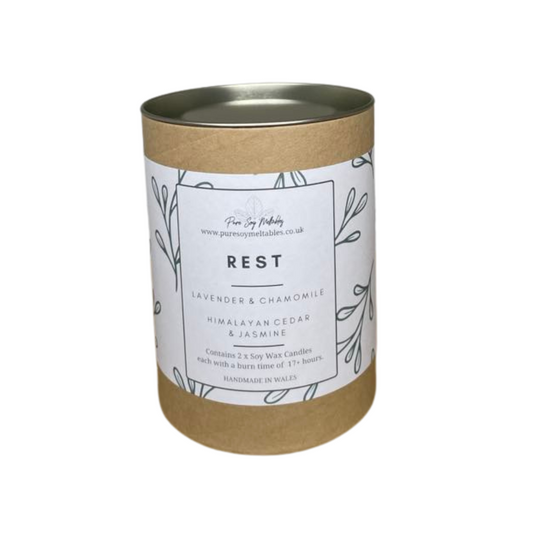 Rest - Mood Boosting  Candle Duo Tube image 0