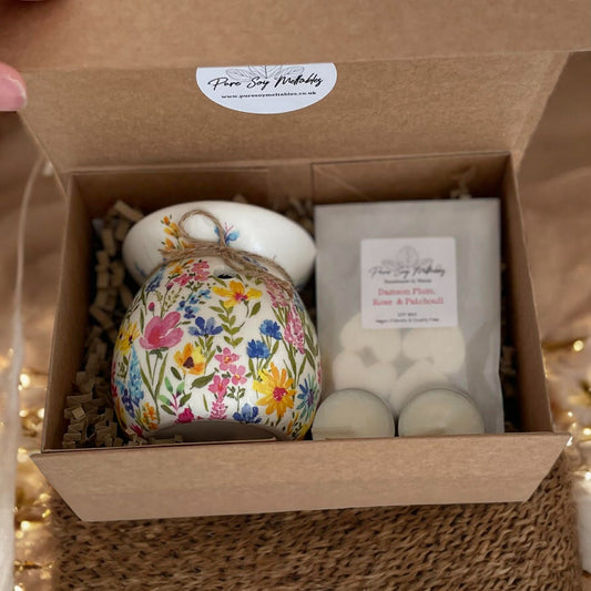 Create Your Own Wax Melt Gift Box |Burner & Melts Gift Set