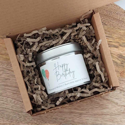 'Happy Birthday' Tin Candle image 2